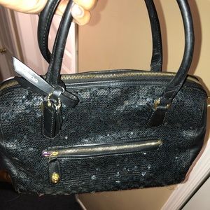 Sequin Coach bag